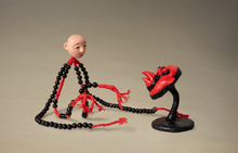 Yokai Doll：Ichiren Shonin (Beads Monk Spirit) & Kobun‑sensei (Classical Literature Teacher) set / 一連上人＆古文先生セット