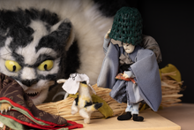 Yokai Doll : Cat Stone – Bakeneko & Nekomata Set /見立東海道五十三次　岡部　猫石の由来＿化け猫と猫又　セット