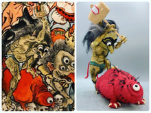 Yokai Doll：Kanazuchibō & Gama no ke Set（Hammer Monk & Toad Monster） / 金槌坊＆蝦蟇怪セット