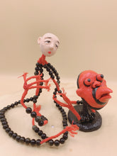 Yokai Doll：Ichiren Shonin (Beads Monk Spirit) & Kobun‑sensei (Classical Literature Teacher) set / 一連上人＆古文先生セット