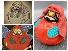 Yokai Doll : Mokugyo Daruma / 木魚だるま